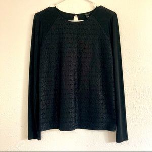 Ann Taylor embroidered top size S
